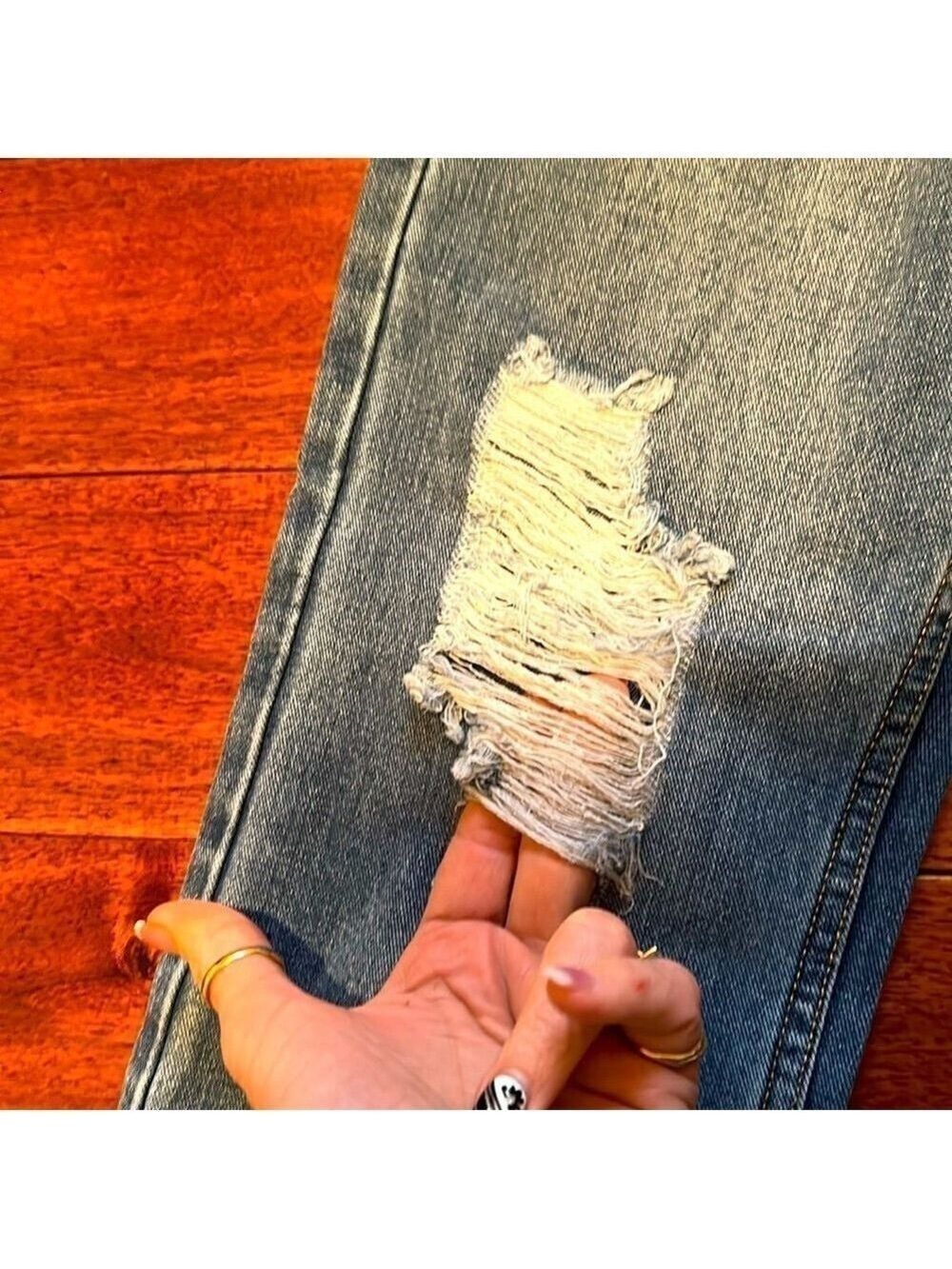 Cali 1850 straight leg jeans size 3 - Picture 9 of 9